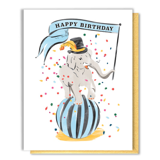 Circus Birthday Card