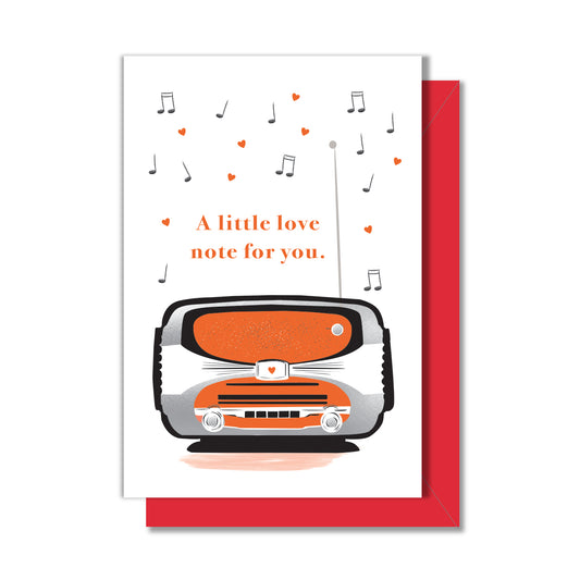 A Little Love Note Enclosure Card