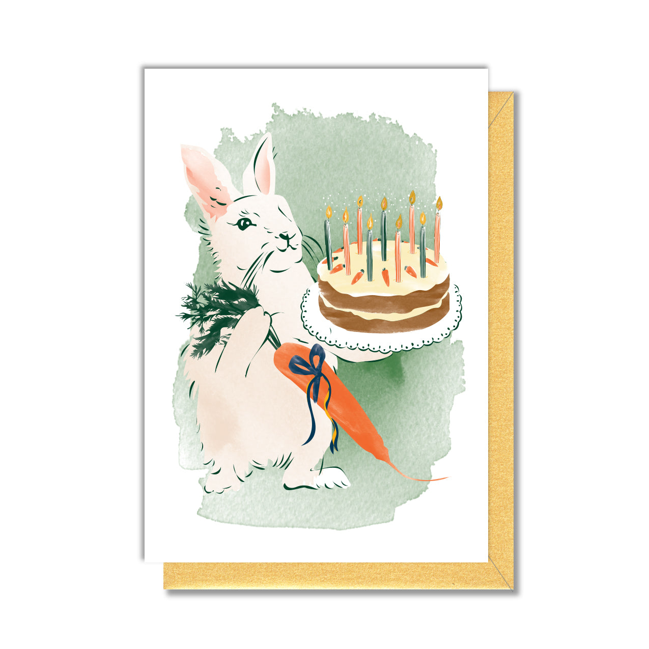 Carrot Cake Birthday Enclosure Card