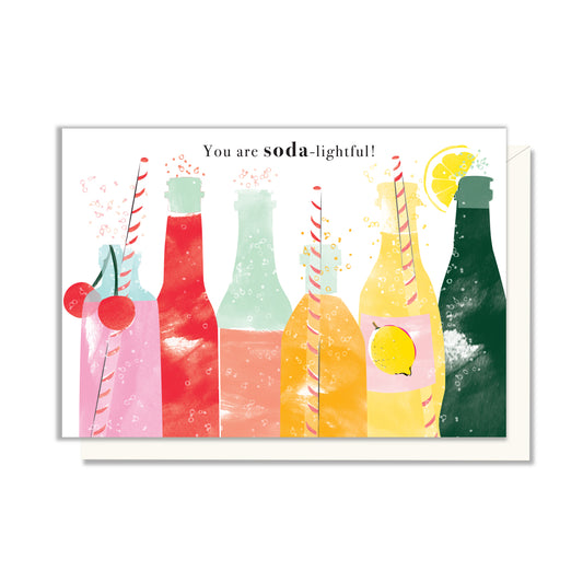 Soda-lightful Enclosure Card