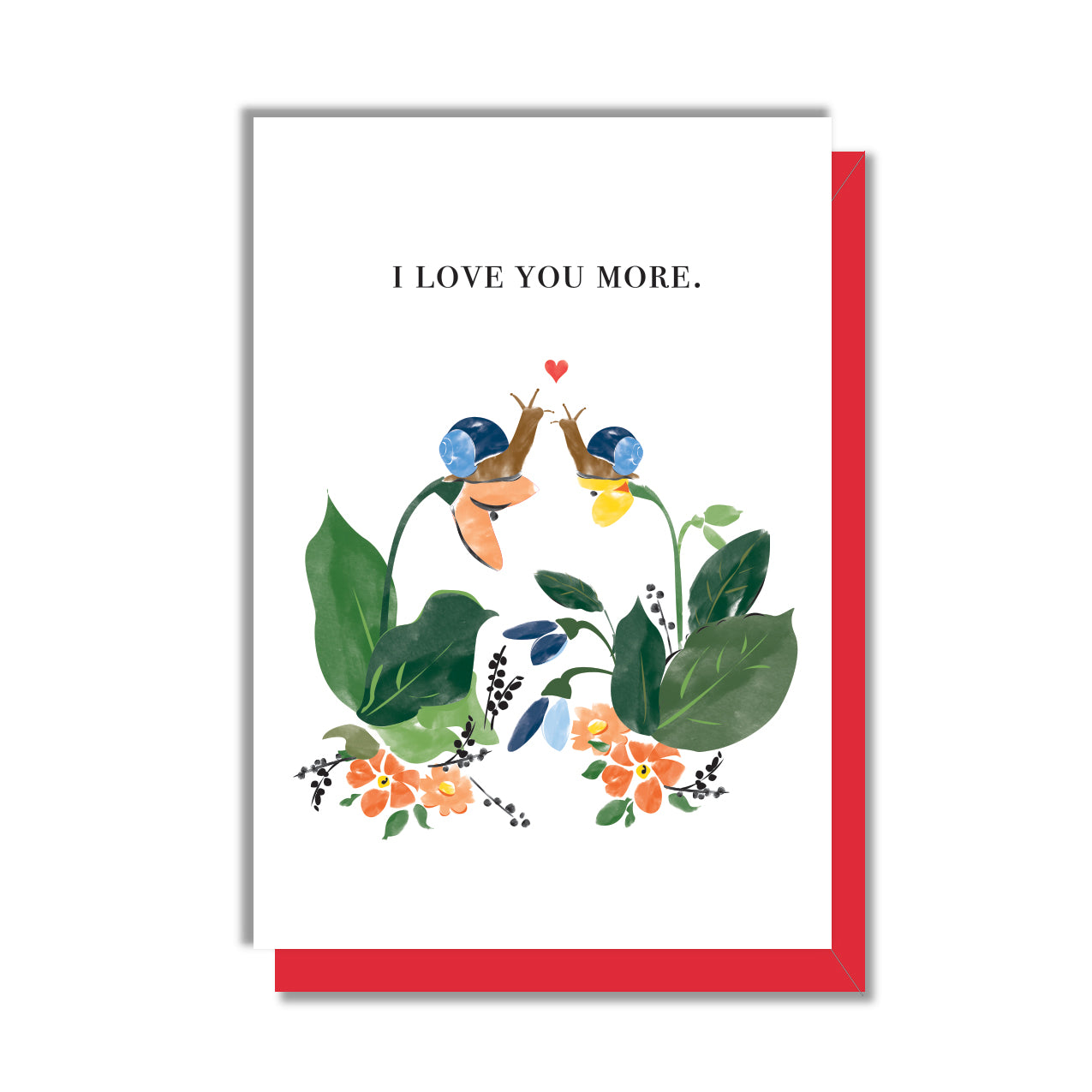 I Love You More Enclosure Card