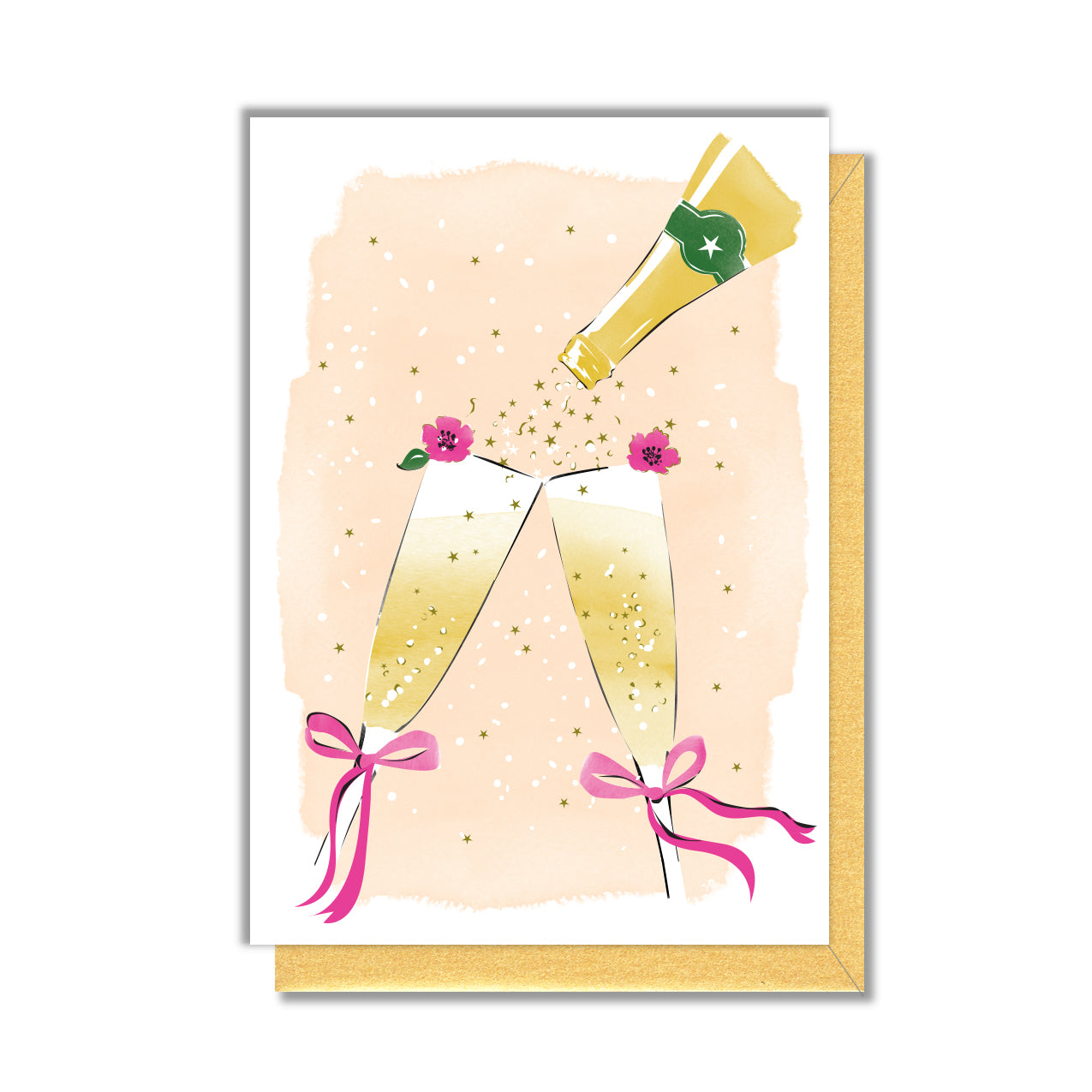 Champagne Enclosure Card
