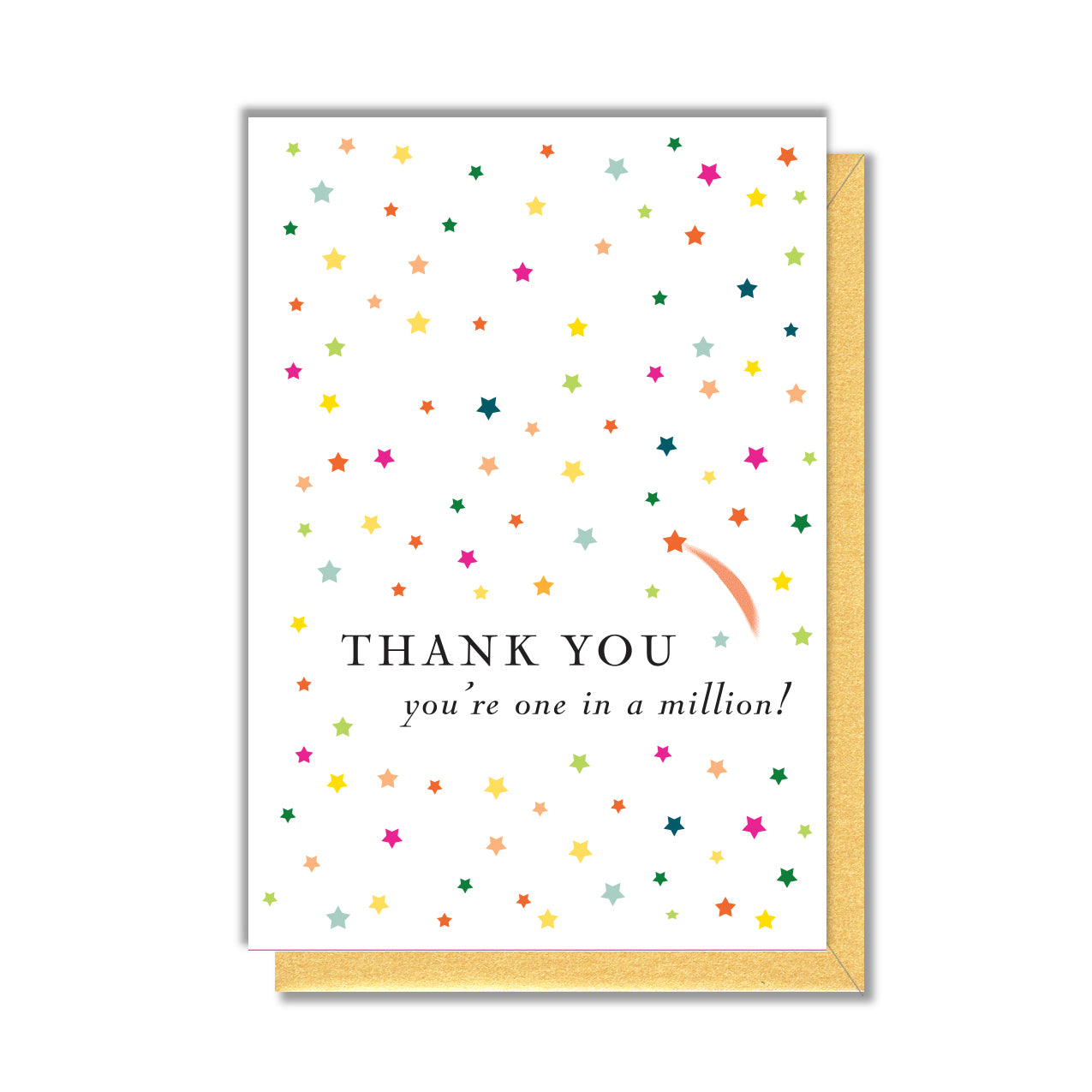 Thank You Stars Enclosure Card