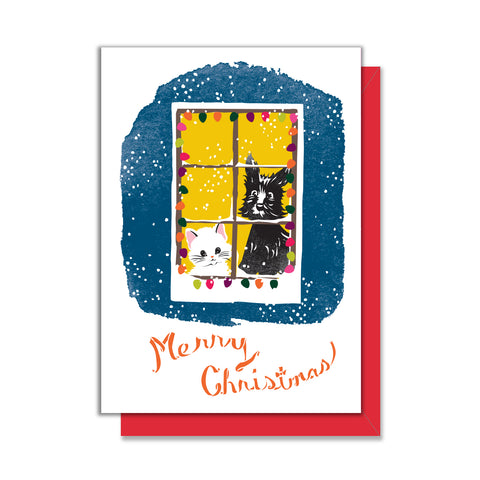 Dog & Cat Christmas Enclosure Card