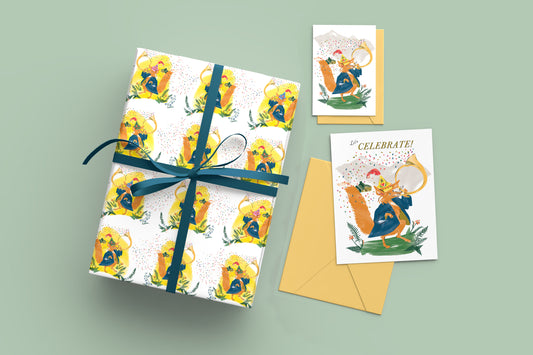 Festive Fox Celebration Set