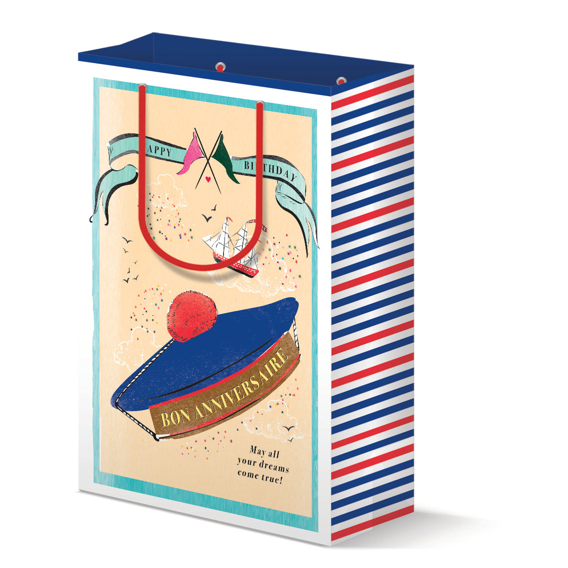 Sailor Hat Birthday Gift Bag