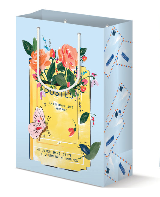 Mailbox and Flowers Gift Bag