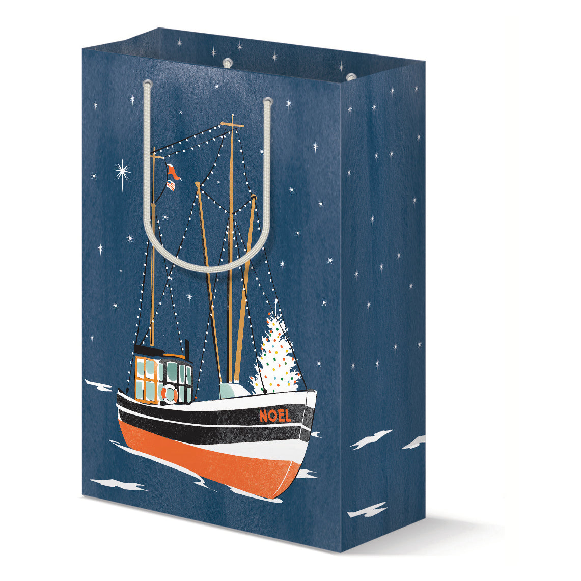 Noel Boat Christmas Gift Bag