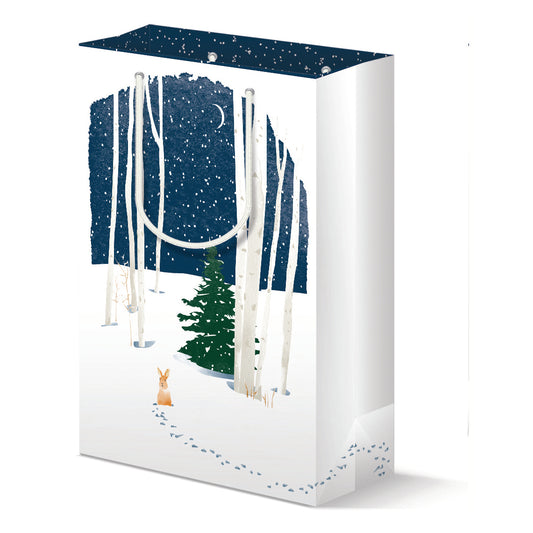 Winter Night Holiday Gift Bag