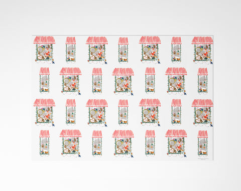 Christmas Market Wrapping Paper