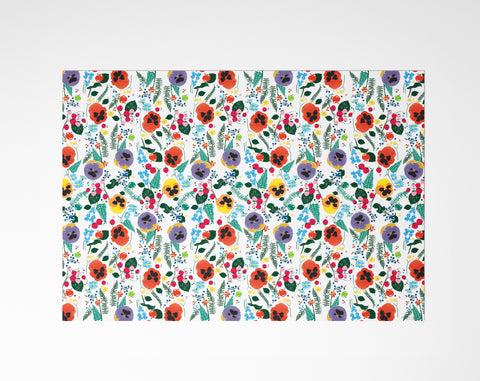 Flower Garden Wrapping Paper