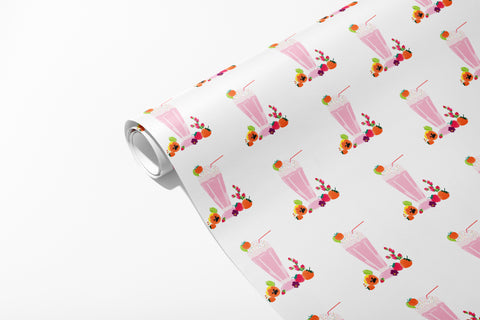 Strawberry Milkshakes Wrap