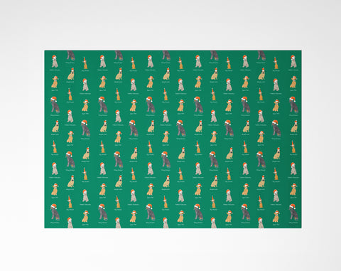 Dogs of the World Christmas Wrapping Paper