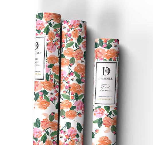 Rose Garden Wrapping Paper
