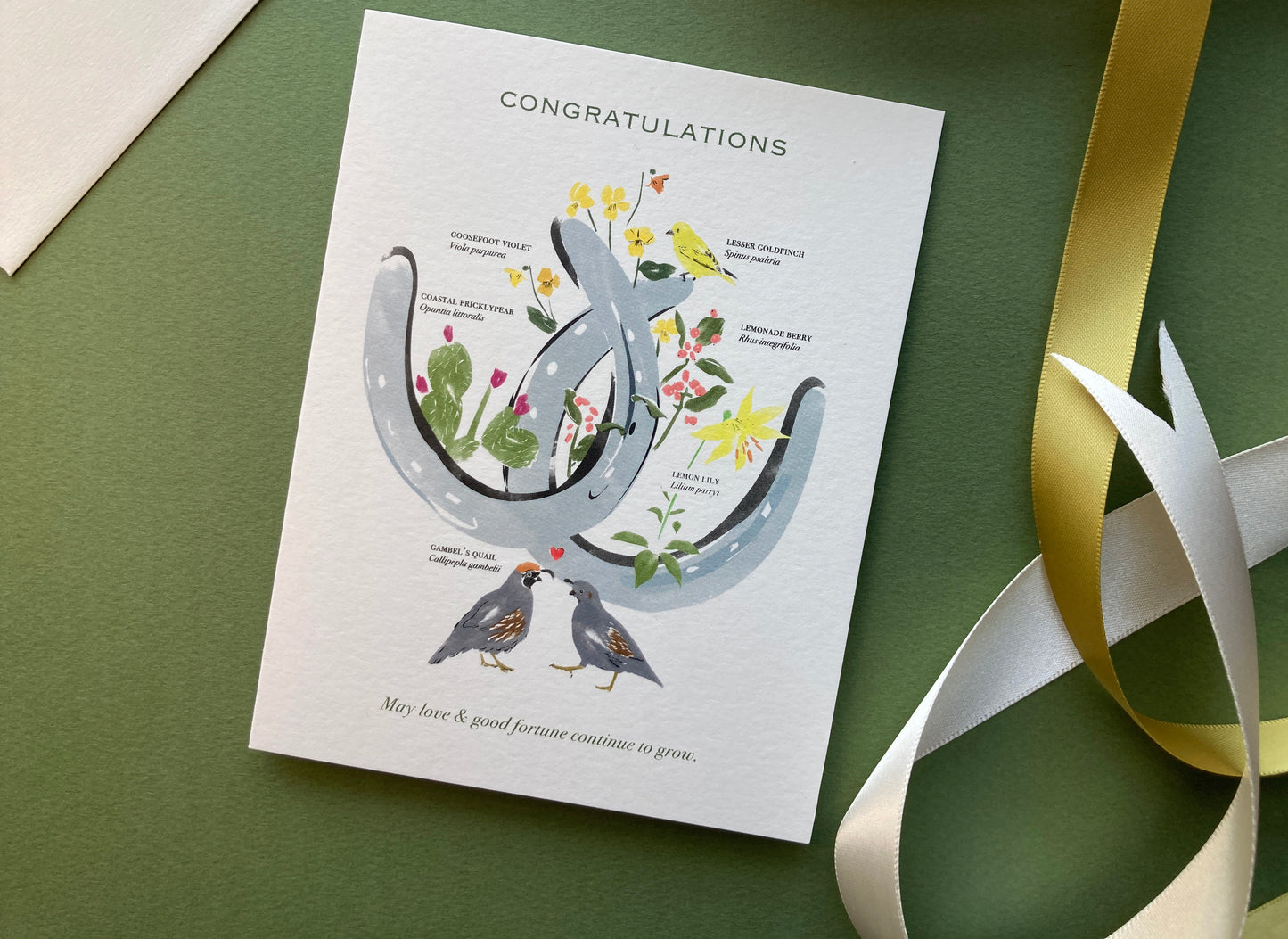 Congratulations Horseshoes Card