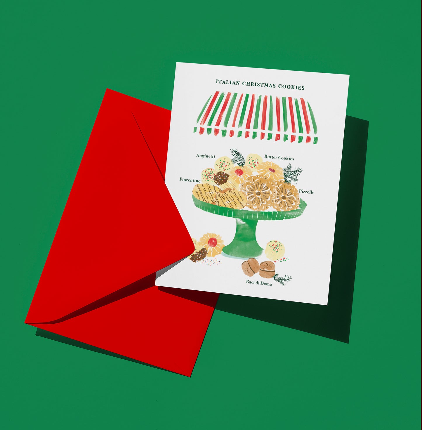 Italian Christmas Cookies Card