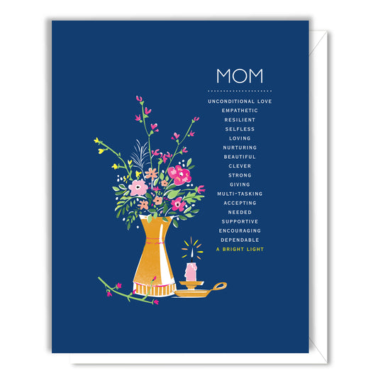 Mom Vase Card