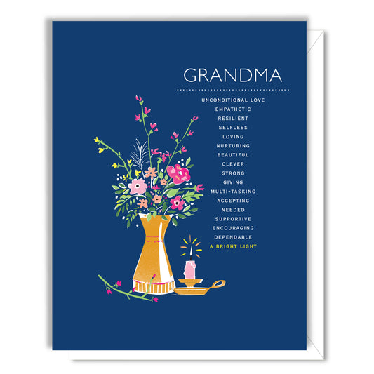 Grandma Vase Card