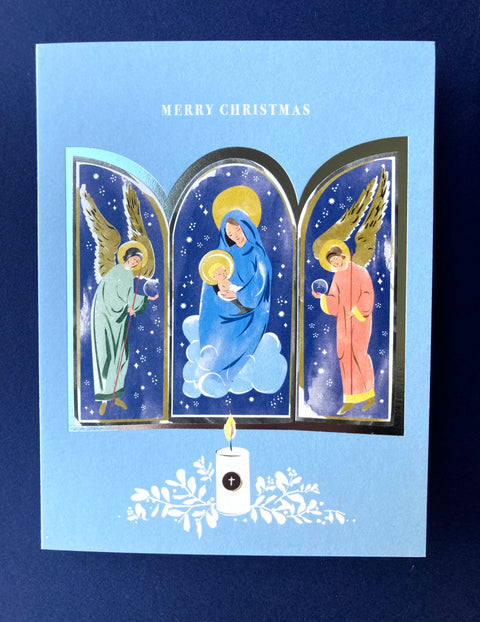 Triptych Christmas - Foil Card