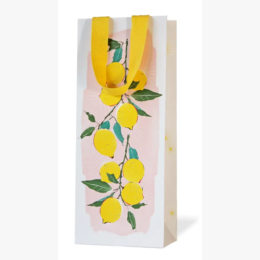 Lemons Wine Bag