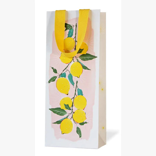 Lemons Wine Bag