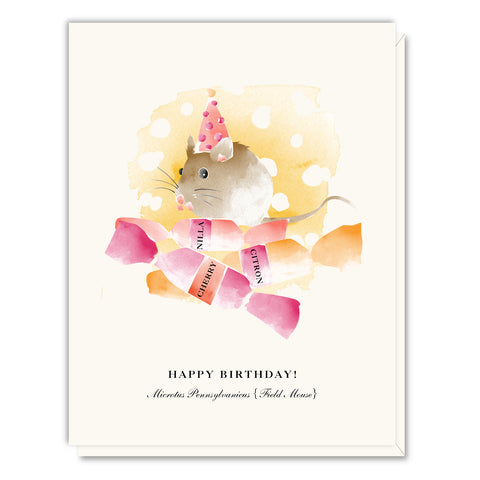 Mouse Birthday Card