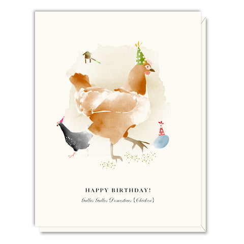 Chickens Birthday Card