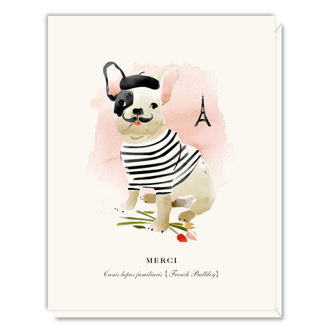 Merci Frenchie Card