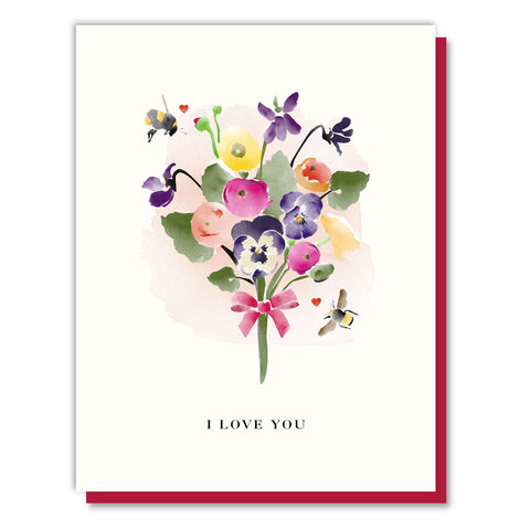 I Love You Bouquet Card
