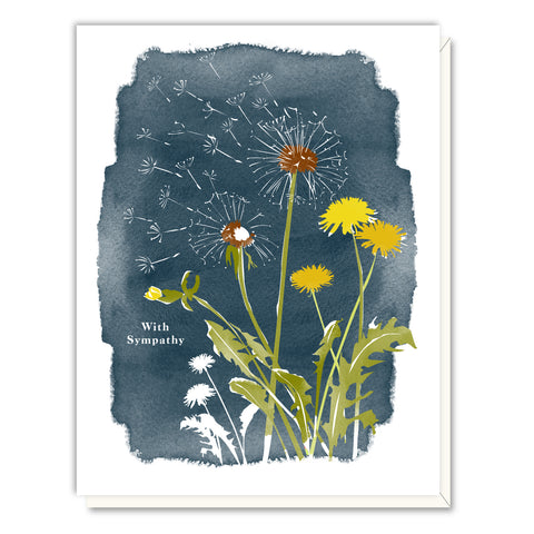 Dandelions Sympathy Card