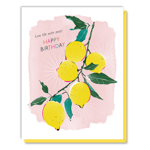 Lemons Birthday Card