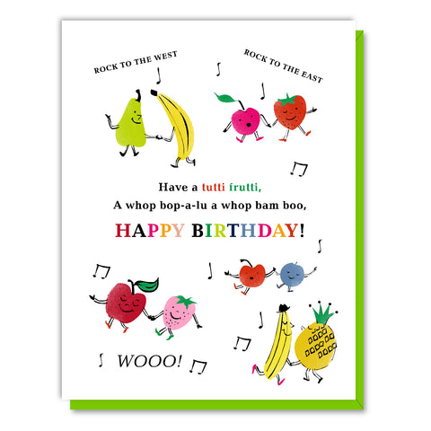 Tutti Frutti Birthday Card