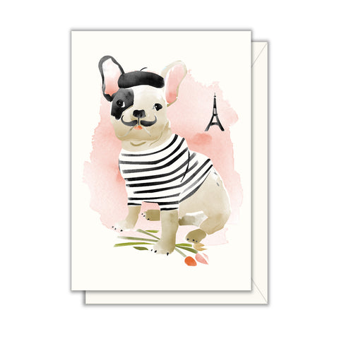 Frenchie Enclosure Card