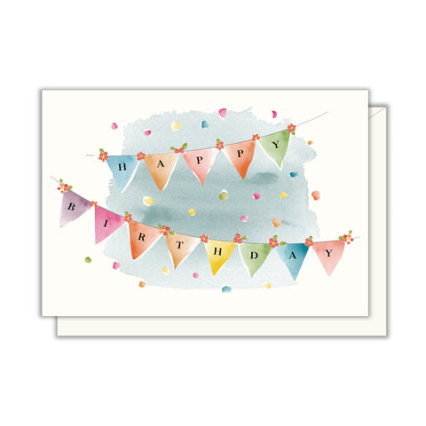 Birthday Pennants Enclosure Card