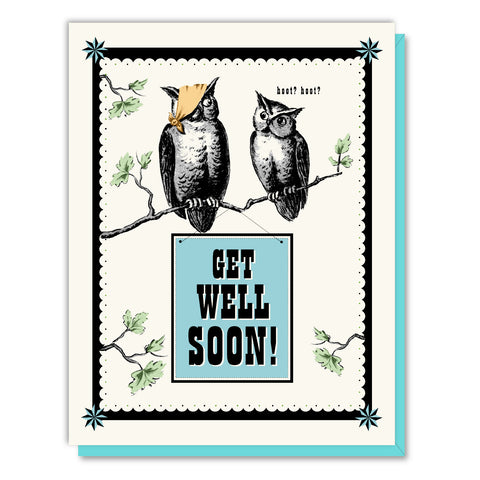 Get Well Owls Card