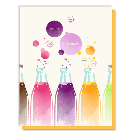 Soda Birthday Card