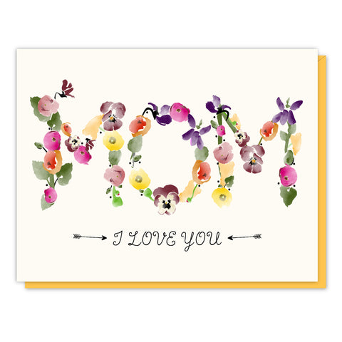 I Love You Mom Card