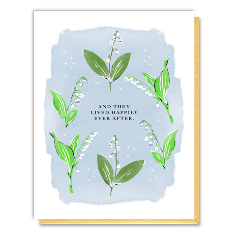 Wedding Lily of the Valley Card