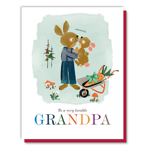 Grandpa Bunny Card