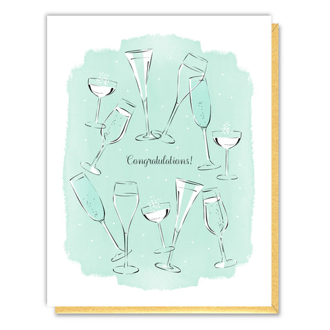 Congratulations Glasses Card
