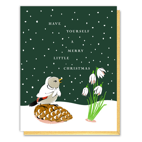 Little Snow Bird Card