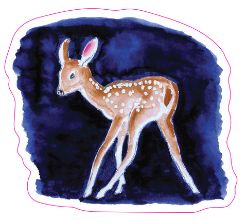 Fawn Die Cut Sticker