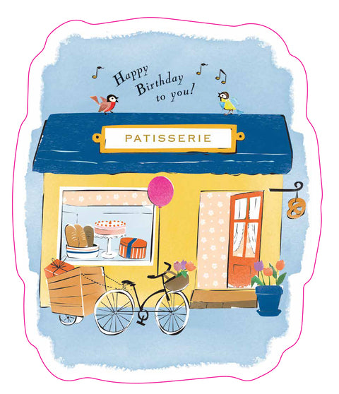 Patisserie Birthday Die Cut Sticker